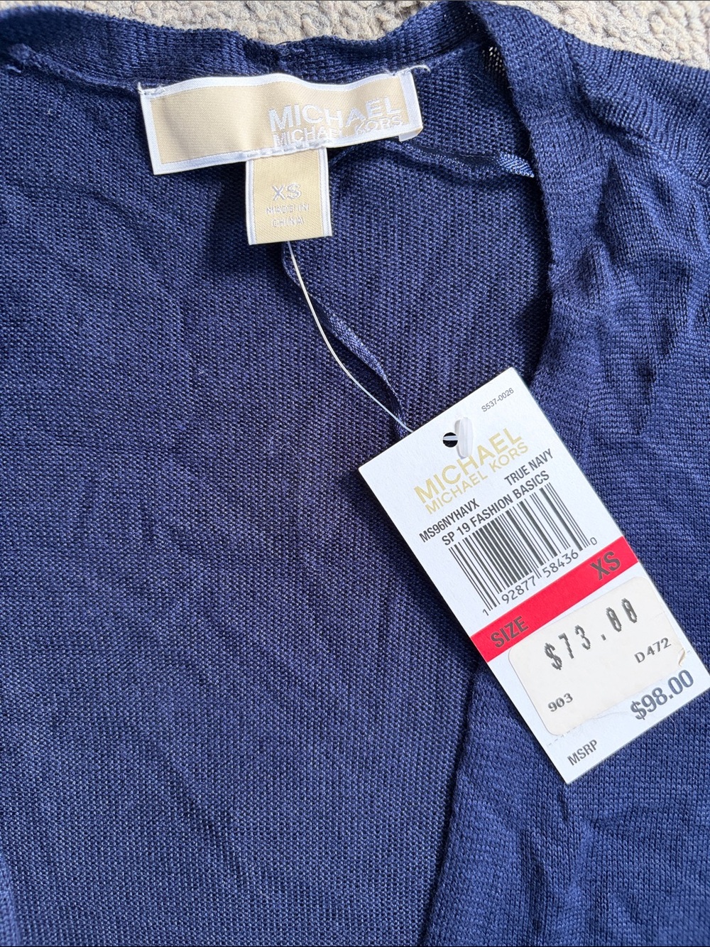 MICHAEL KORS Long Open Front Cardigan - Picture 2 of 2